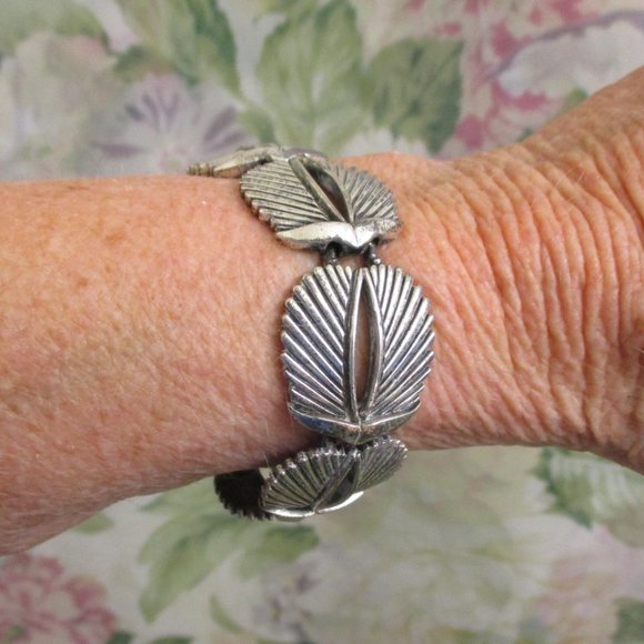 TORTOLANI Sterling Plate Classic Link Bracelet~ Designer VINTAGE Silver Bracelet - Picture 1 of 14